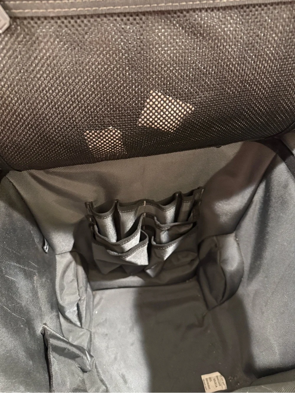 NEW Toughbuilt Black Massive Mouth Zippered Rolling Tool Bag ~ Size L ~ HTF